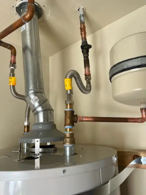 Water heater installation and plumbing repair in Nepaug
